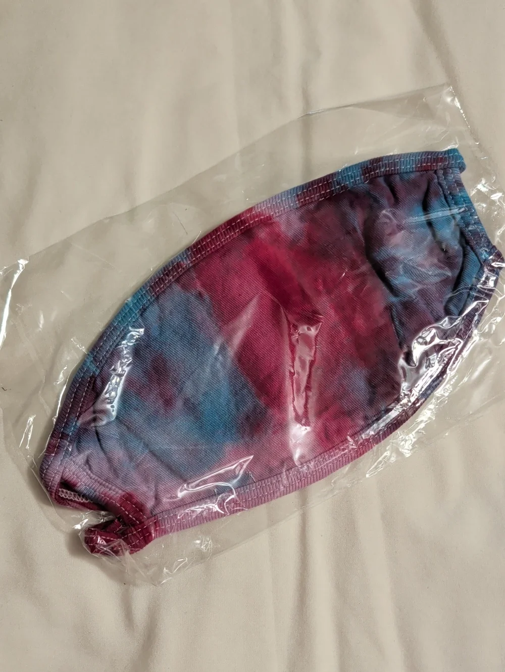 NWOT (018) Tultex Assortment Of 6 Cotton Hand Tie-dyed Face Masks/ Kids & Adults